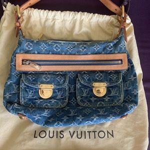 Authentic Vintage Louis Vuitton Baggy PM - Denim Purse by Marc Jacobs